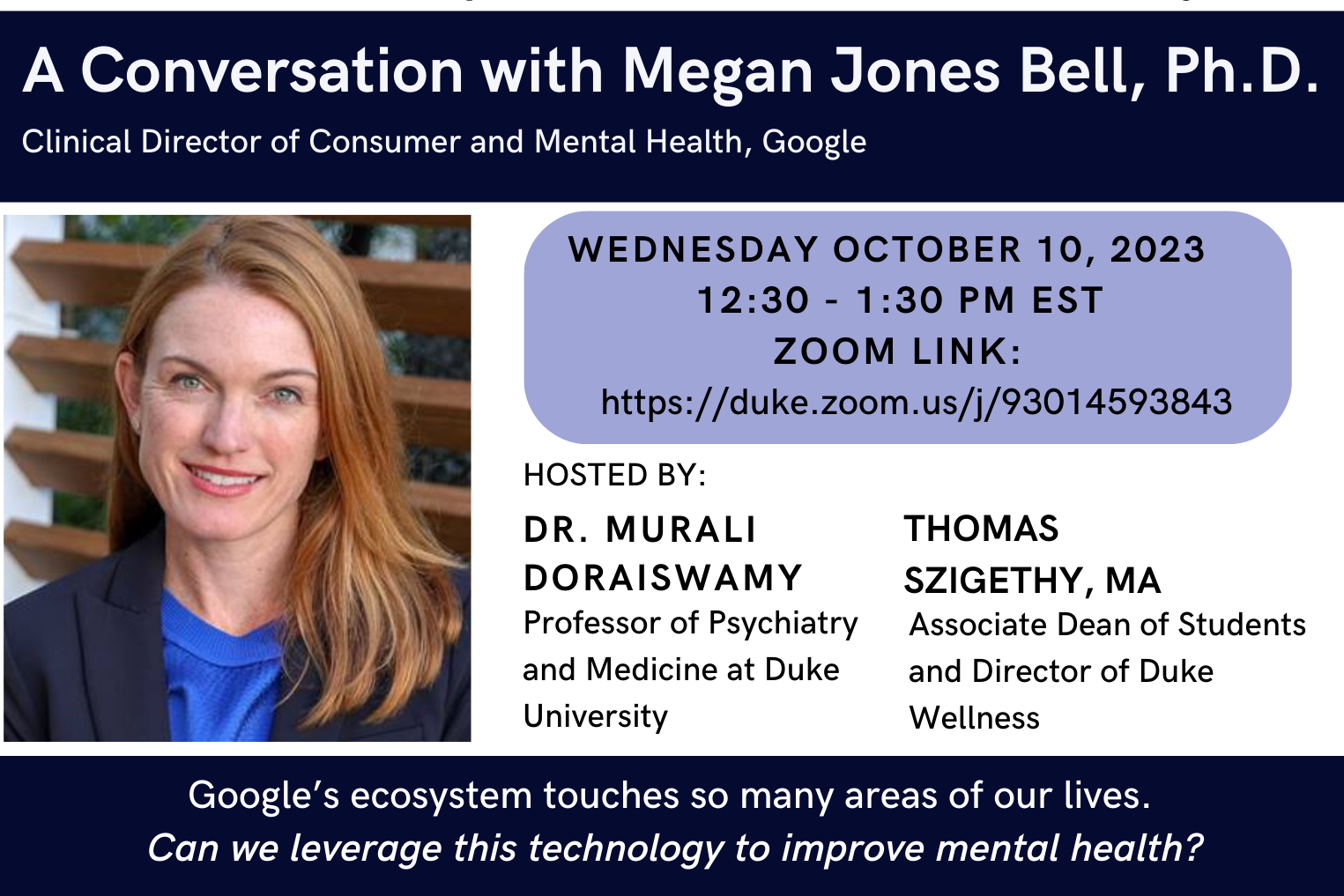 Can we leverage Google's technology to improve mental health? A Conversation with Megan Jones Bell